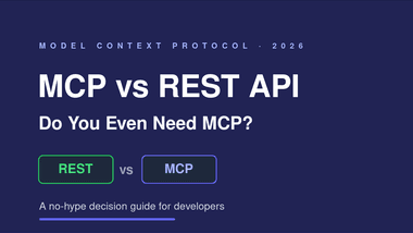 MCP vs REST API thumbnail asking do you even need MCP in 2026, with REST and MCP shown side by side